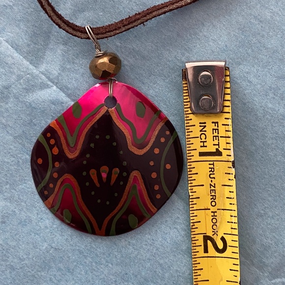 Vintage Lacquered Shell Choker--NWOT - Picture 5 of 7